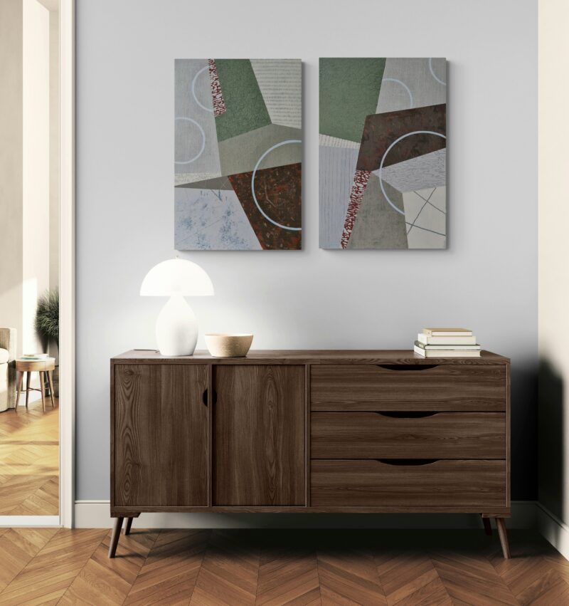 'SEGMENTS 4' - 50 X 76CM - Image 2