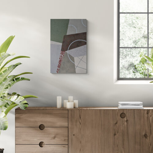 'SEGMENTS 4' - 50 X 76CM