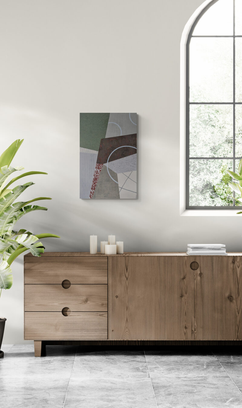 'SEGMENTS 4' - 50 X 76CM
